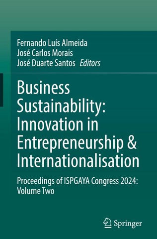 Business Sustainability: Innovation in Entrepreneurship & Internationalisation