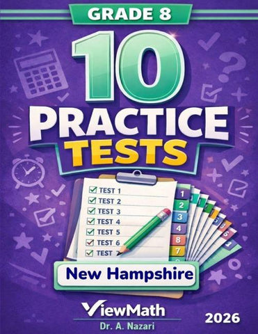 10 New Hampshire NH SAS Grade 8 Math Practice Tests