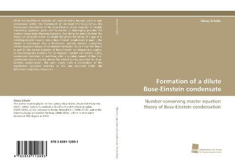 Formation of a dilute Bose-Einstein condensate