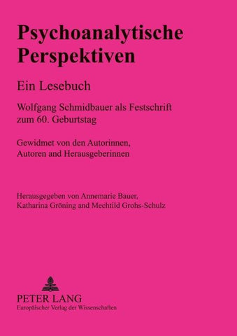 Psychoanalytische Perspektiven