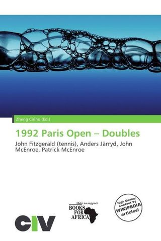 1992 Paris Open - Doubles