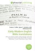 Early Modern English Bible translations