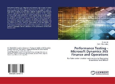 Performance Testing - Microsoft Dynamics 365 Finance and Operations