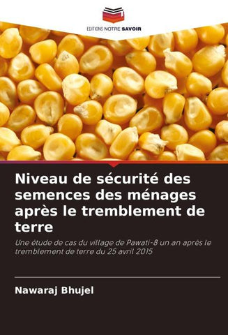 Niveau de sécurité des semences des ménages après le tremblement de terre