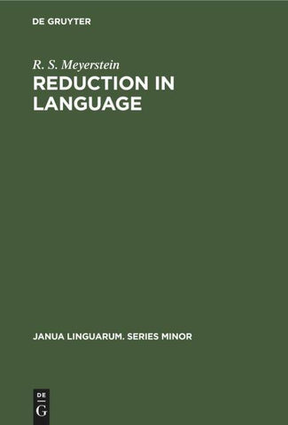 Reduction in Language