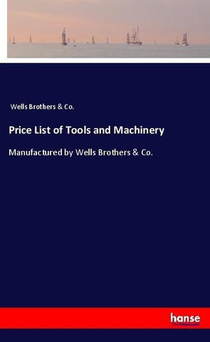 Price List of Tools and Machinery