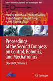 Proceedings of the Second Congress on Control, Robotics, and Mechatronics