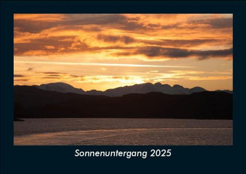 Sonnenuntergang 2025 Fotokalender DIN A5