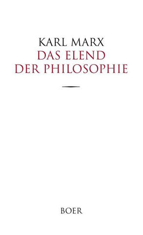 Das Elend der Philosophie