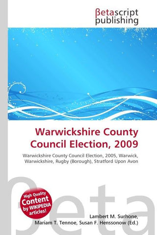 Warwickshire County Council Election, 2009