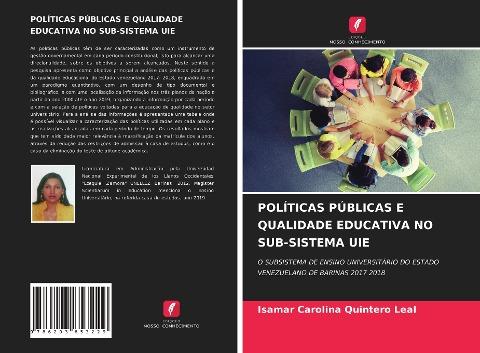 POLÍTICAS PÚBLICAS E QUALIDADE EDUCATIVA NO SUB-SISTEMA UIE