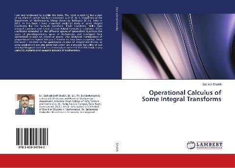 Operational Calculus of Some Integral Transforms