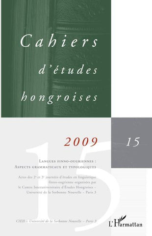 Langues finno-ougriennes : aspects grammaticaux et typologiques
