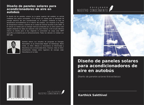 Diseño de paneles solares para acondicionadores de aire en autobús