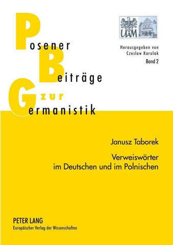 Verweiswörter im Deutschen und im Polnischen