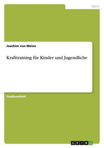Krafttraining für Kinder und Jugendliche