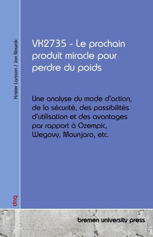 VK2735 - Le prochain produit miracle pour perdre du poids