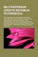 Militärperson (Zweite Republik Österreich)
