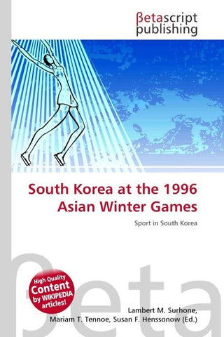 South Korea at the 1996 Asian Winter Games