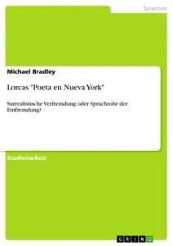 Lorcas "Poeta en Nueva York"