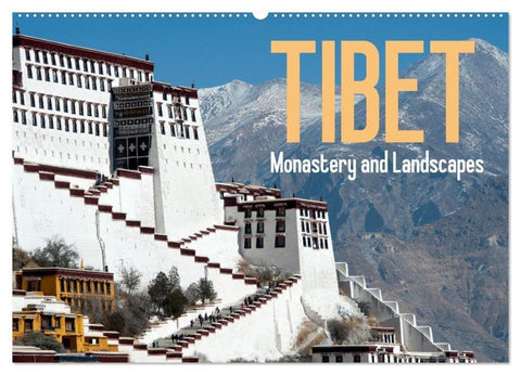 Tibet Monastery and landscapes (Wall Calendar 2026 DIN A2 landscape), CALVENDO 12 Month Wall Calendar