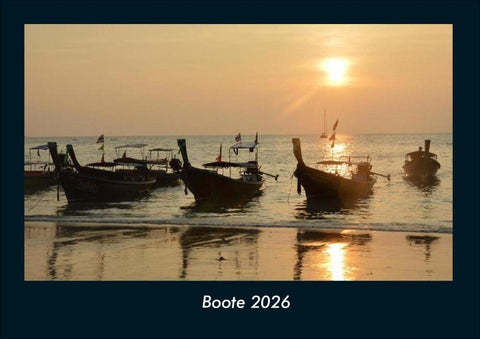 Boote 2026 Fotokalender DIN A4