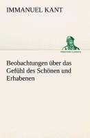 Beobachtungen über das Gefühl des Schönen und Erhabenen