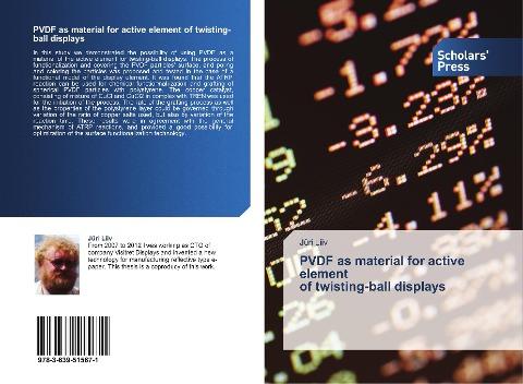 PVDF as material for active element of twisting-ball displays