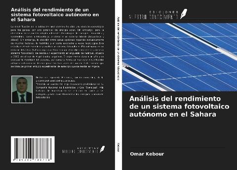 Análisis del rendimiento de un sistema fotovoltaico autónomo en el Sahara