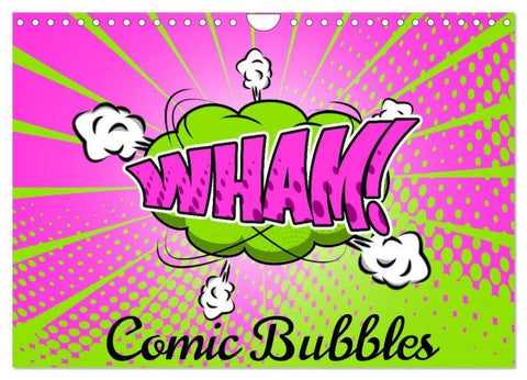 Comic Bubbles (Wandkalender 2026 DIN A4 quer), CALVENDO Monatskalender