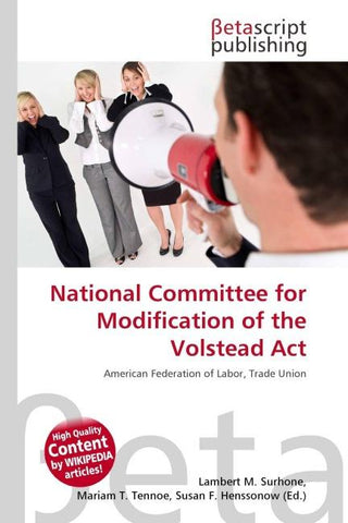 National Committee for Modification of the Volstead Act