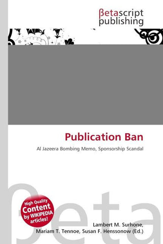 Publication Ban