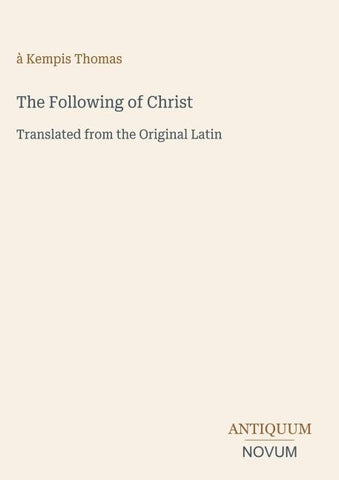 The Following of Christ