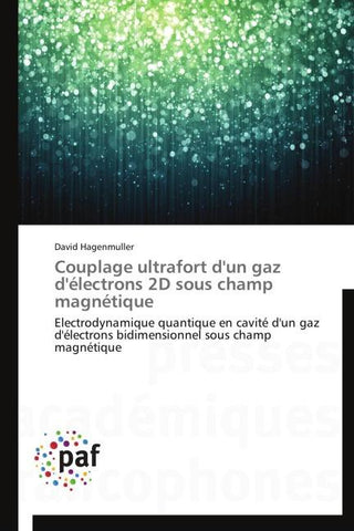 Couplage ultrafort d'un gaz d'électrons 2D sous champ magnétique