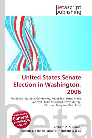 United States Senate Election in Washington, 2006