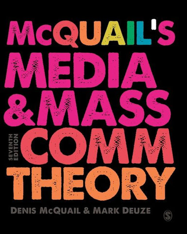 McQuail's Media and Mass Communication Theory