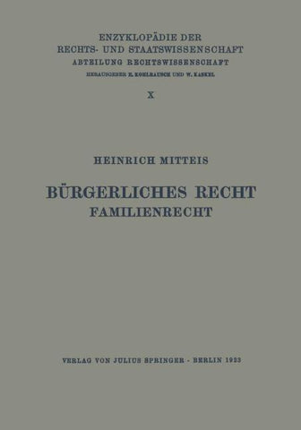 Bürgerliches Recht Familienrecht