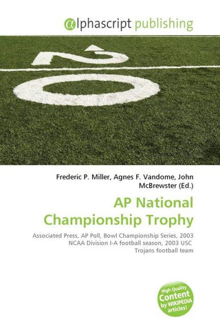AP National Championship Trophy