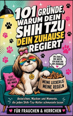 101 Gründe, warum dein Shih Tzu dein Zuhause regiert
