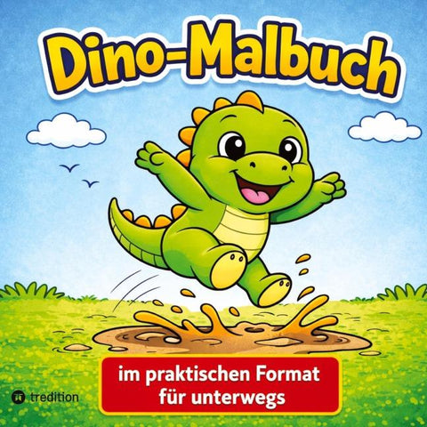 Malbuch Dinosaurier