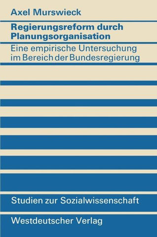 Regierungsreform durch Planungsorganisation