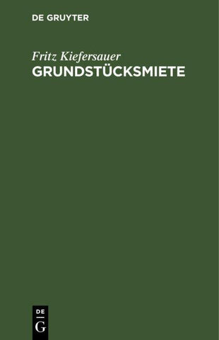 Grundstücksmiete
