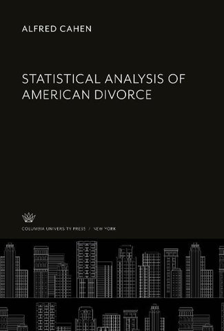 Statistical Analysis of American Divorce