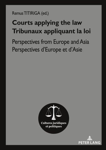 Courts applying the law / Tribunaux appliquant la loi