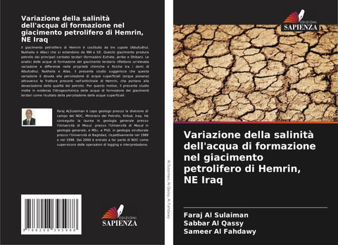 Variazione della salinità dell'acqua di formazione nel giacimento petrolifero di Hemrin, NE Iraq