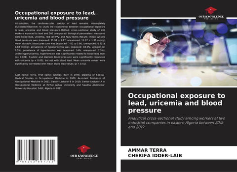 Occupational exposure to lead, uricemia and blood pressure