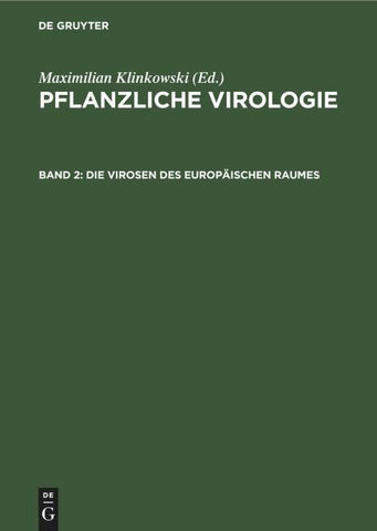 Die Virosen des europäischen Raumes