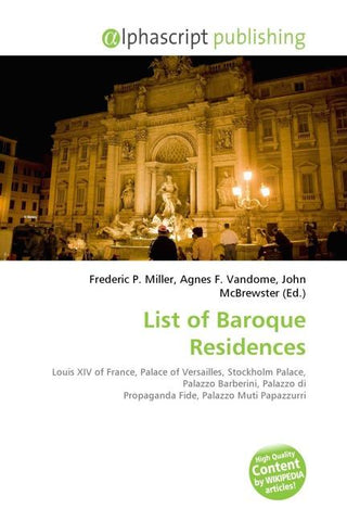 List of Baroque Residences
