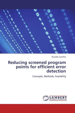 Reducing screened program points for efficient error detection