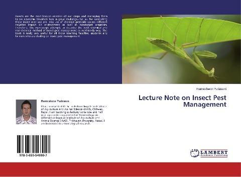 Lecture Note on Insect Pest Management